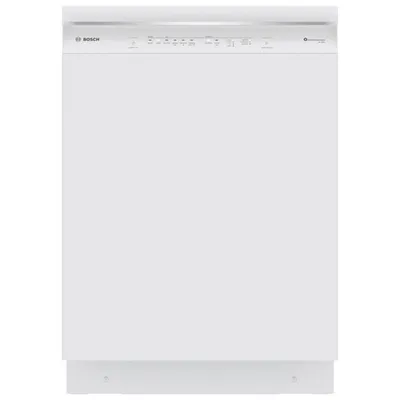 Bosch 24" 46dB Built-In Dishwasher with Third Rack (SHE53C82N) - White