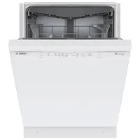 Bosch 24" 46dB Built-In Dishwasher with Third Rack (SHE53C82N) - White