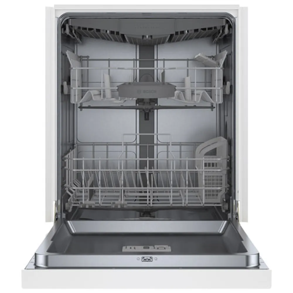 Bosch 24" 46dB Built-In Dishwasher with Third Rack (SHE53C82N) - White