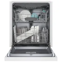 Bosch 24" 46dB Built-In Dishwasher with Third Rack (SHE53C82N) - White