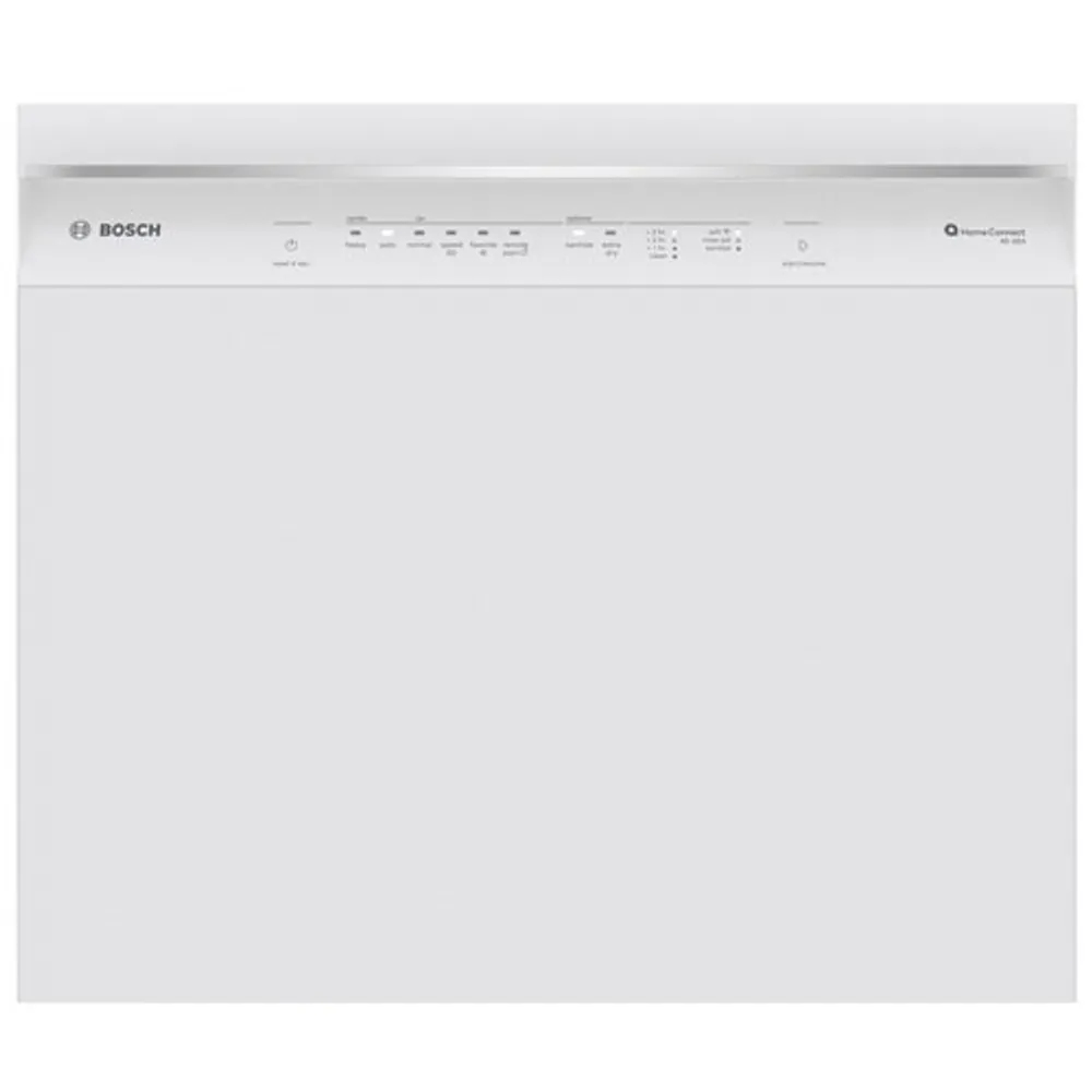 Bosch 24" 46dB Built-In Dishwasher with Third Rack (SHE53C82N) - White