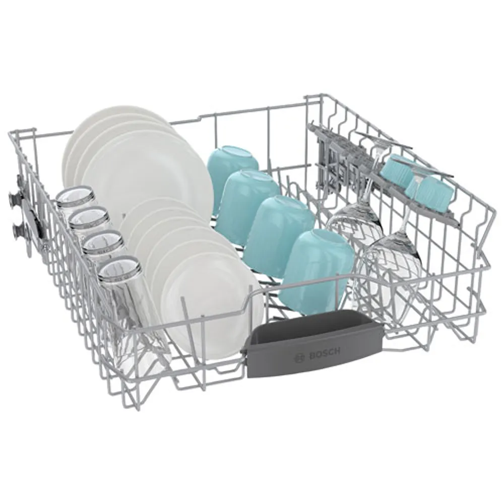 Bosch 24" 46dB Built-In Dishwasher with Third Rack (SHE53C86N) - Black