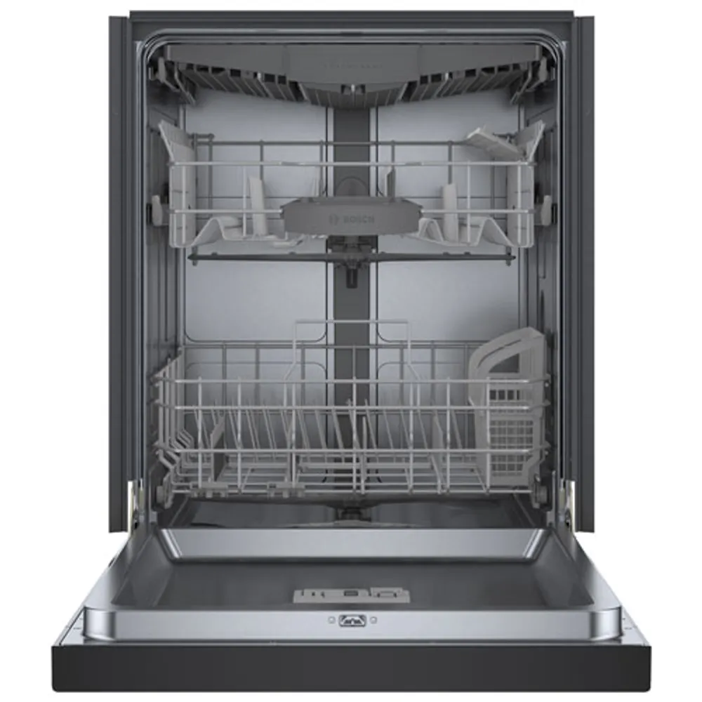 Bosch 24" 46dB Built-In Dishwasher with Third Rack (SHE53C86N) - Black