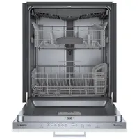 Bosch 24" 46dB Built-In Dishwasher with Third Rack (SHV53CM3N) - Panel Ready - Stainless Steel