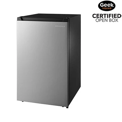 Open Box - Insignia 4.4 Cu. Ft. Freestanding Bar Fridge (NS-CF44SS3-C) - Stainless Steel