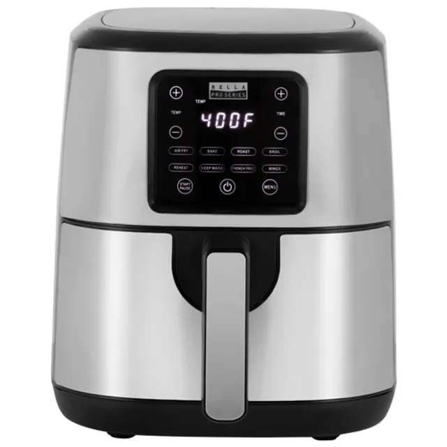 Bella Pro Touchscreen Air Fryer - 5.7L (6QT) - Stainless Steel