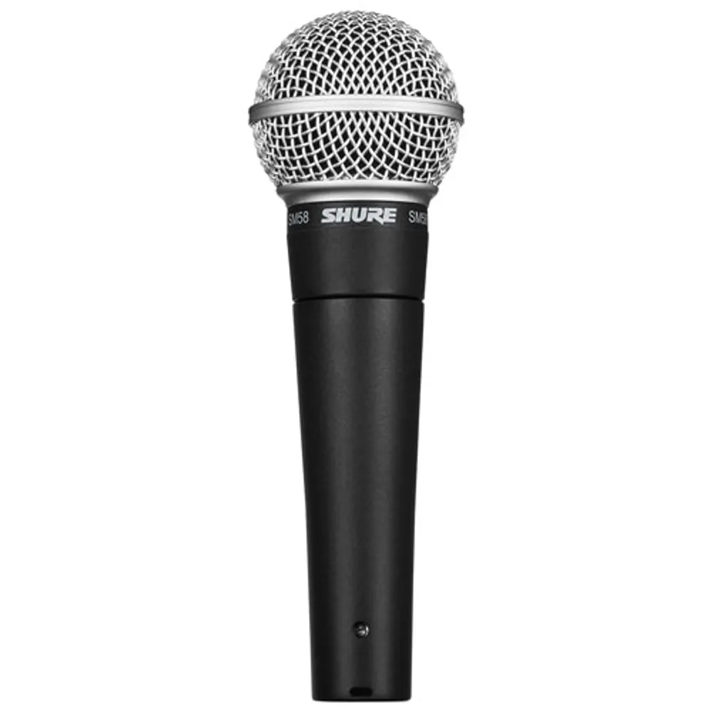 Shure SM58-LC Dynamic Vocal XLR Microphone - Black