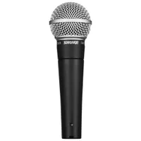 Shure SM58-LC Dynamic Vocal XLR Microphone - Black