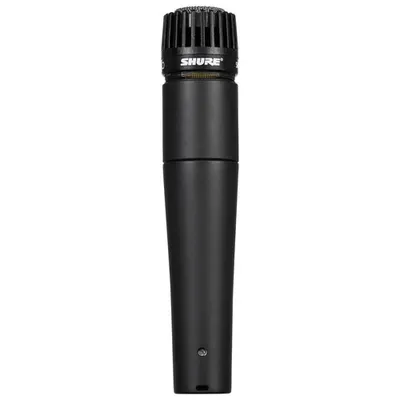 Shure SM57-LC Dynamic Instrument XLR Microphone - Black