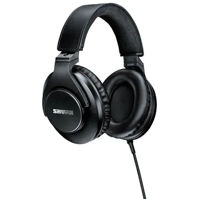 Shure SRH440A Over-Ear Professional Studio Headphones - Black