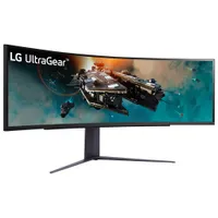 LG UltraGear 49" DQHD 240Hz 1ms GTG VA LCD FreeSync Gaming Monitor (49GR85DC-B) - Black