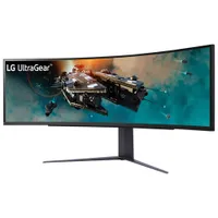 LG UltraGear 49" DQHD 240Hz 1ms GTG VA LCD FreeSync Gaming Monitor (49GR85DC-B) - Black