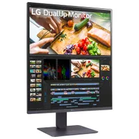 LG Dual Up Ergo 28" WQHD 60Hz 5ms GTG IPS LCD Monitor (28MQ750-C) - Black