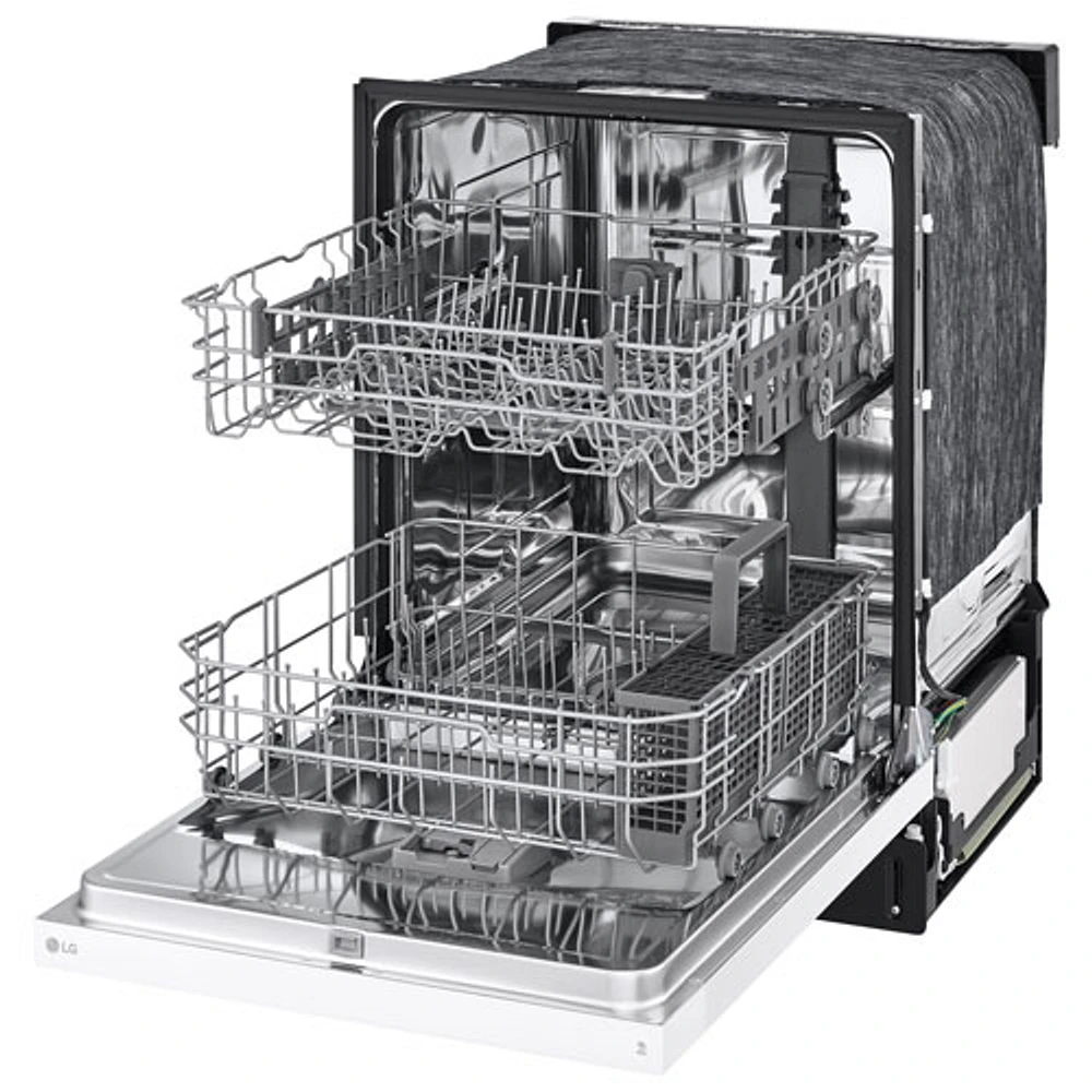 LG 24" 52dB Built-In Dishwasher (LDFC2423W) - White