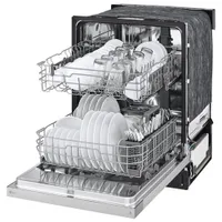 LG 24" 52dB Built-In Dishwasher (LDFC2423V) - Platinum Silver