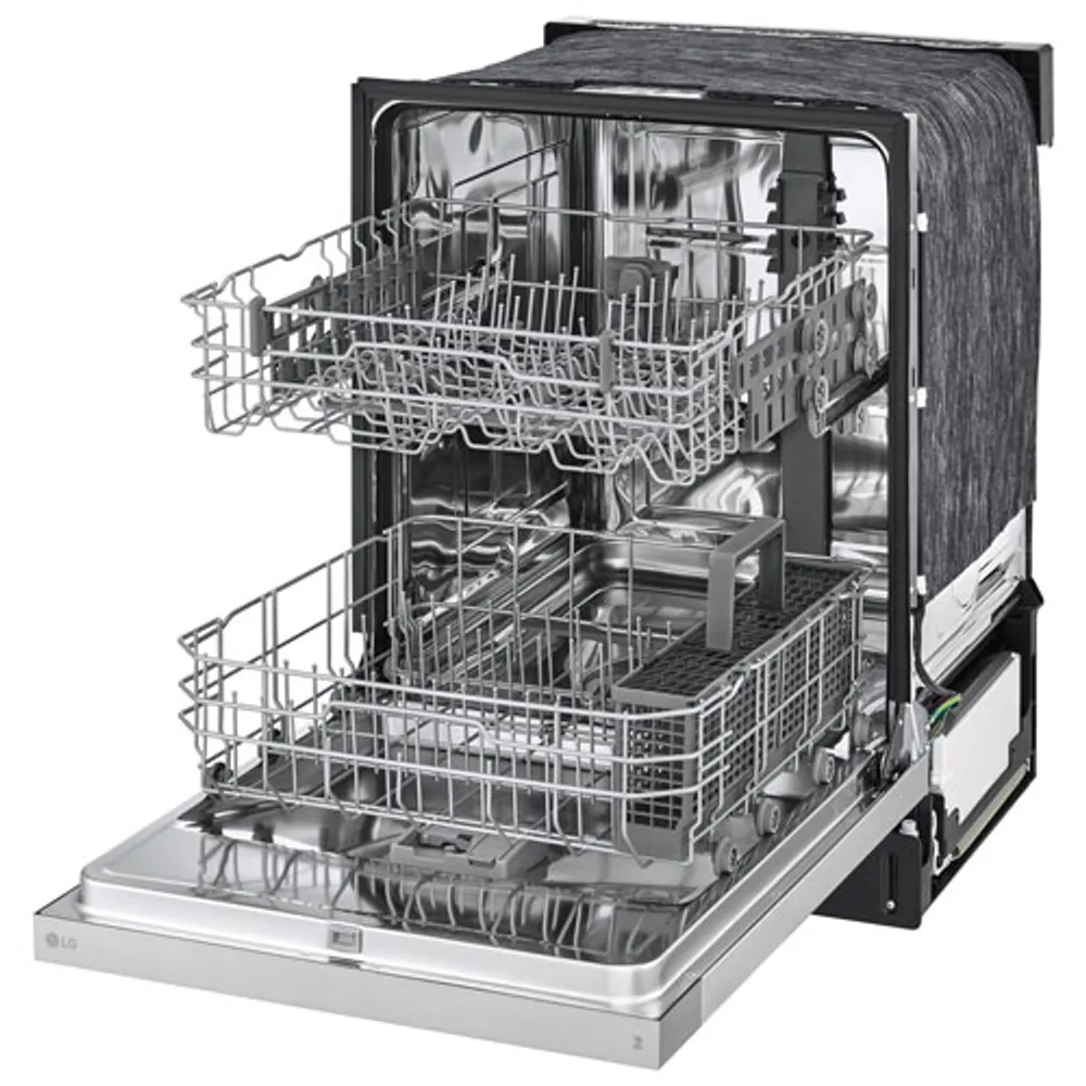 LG 24" 52dB Built-In Dishwasher (LDFC2423V) - Platinum Silver