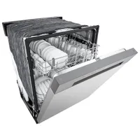 LG 24" 52dB Built-In Dishwasher (LDFC2423V) - Platinum Silver