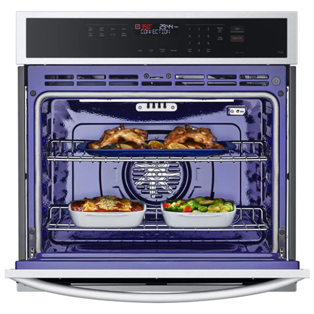 LG 30" 4.7 Cu. Ft. True Convection Electric Wall Oven (WSEP4727F) - Smudge Resistant Stainless Steel