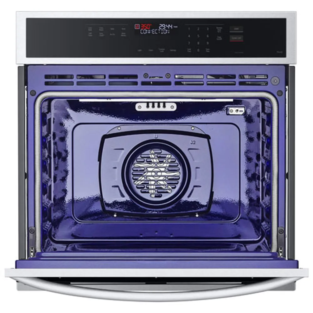 LG 30" 4.7 Cu. Ft. Self-Clean Electric Wall Oven (WSEP4723F) - Smudge Resistant Stainless Steel