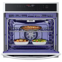 LG 30" 4.7 Cu. Ft. Self-Clean Electric Wall Oven (WSEP4723F) - Smudge Resistant Stainless Steel