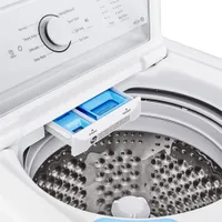 LG 4.8 Cu. Ft. High Efficiency Top Load Washer (WT6105CW) - White