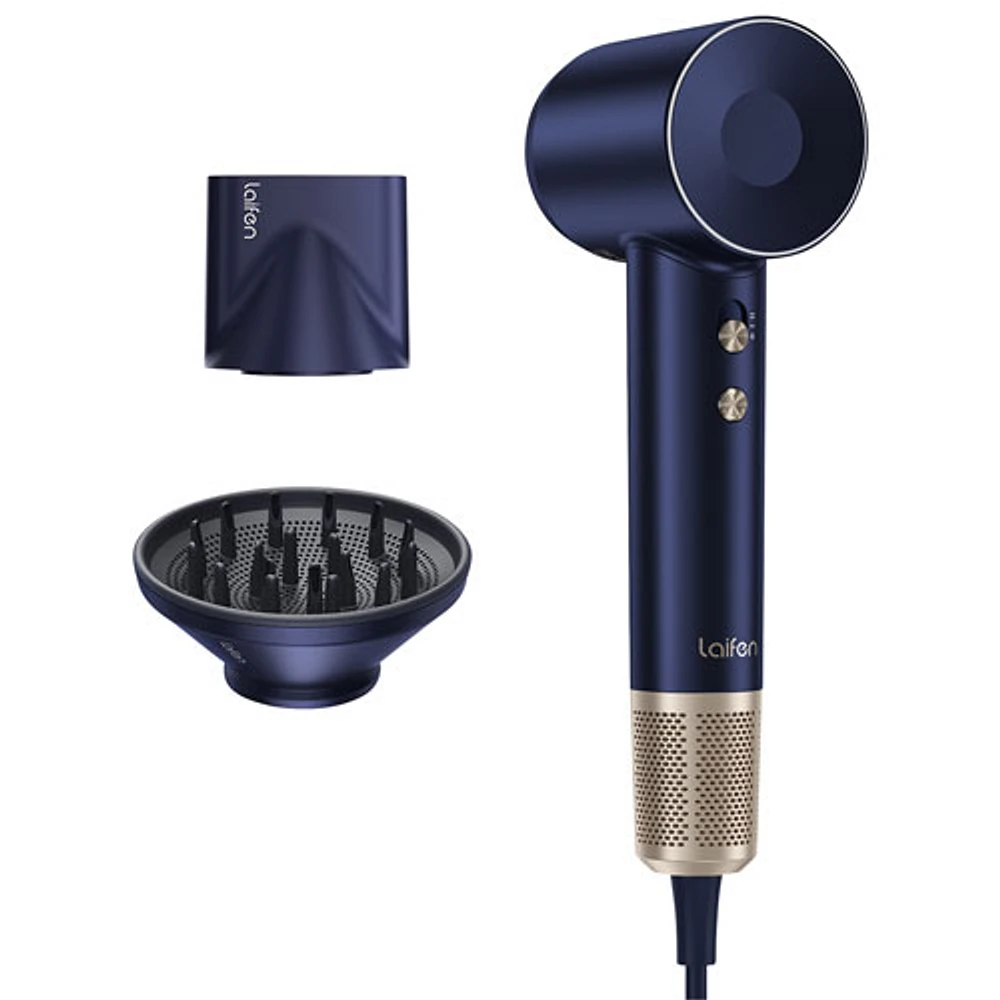 Laifen Premium Hair Dryer (LPR200GB) - Golden Blue - Only at Best Buy