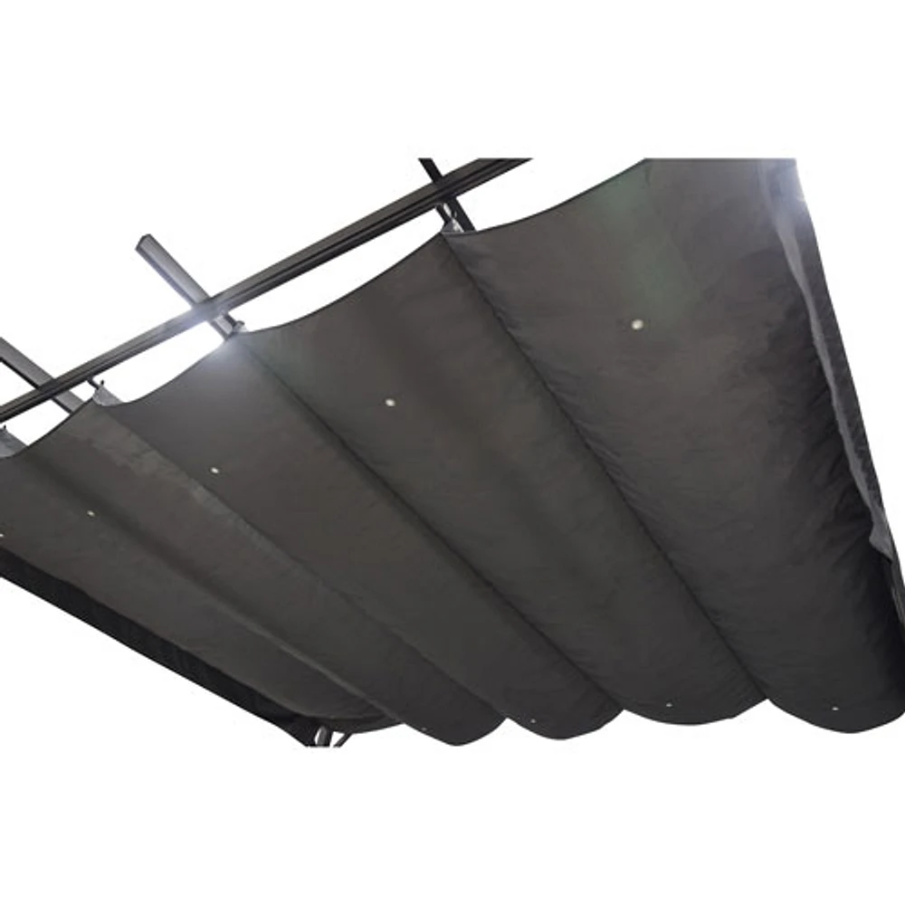 Toile de rechange de pergola en polyester de 10 x 12 pi San Luis de Corriveau - Gris