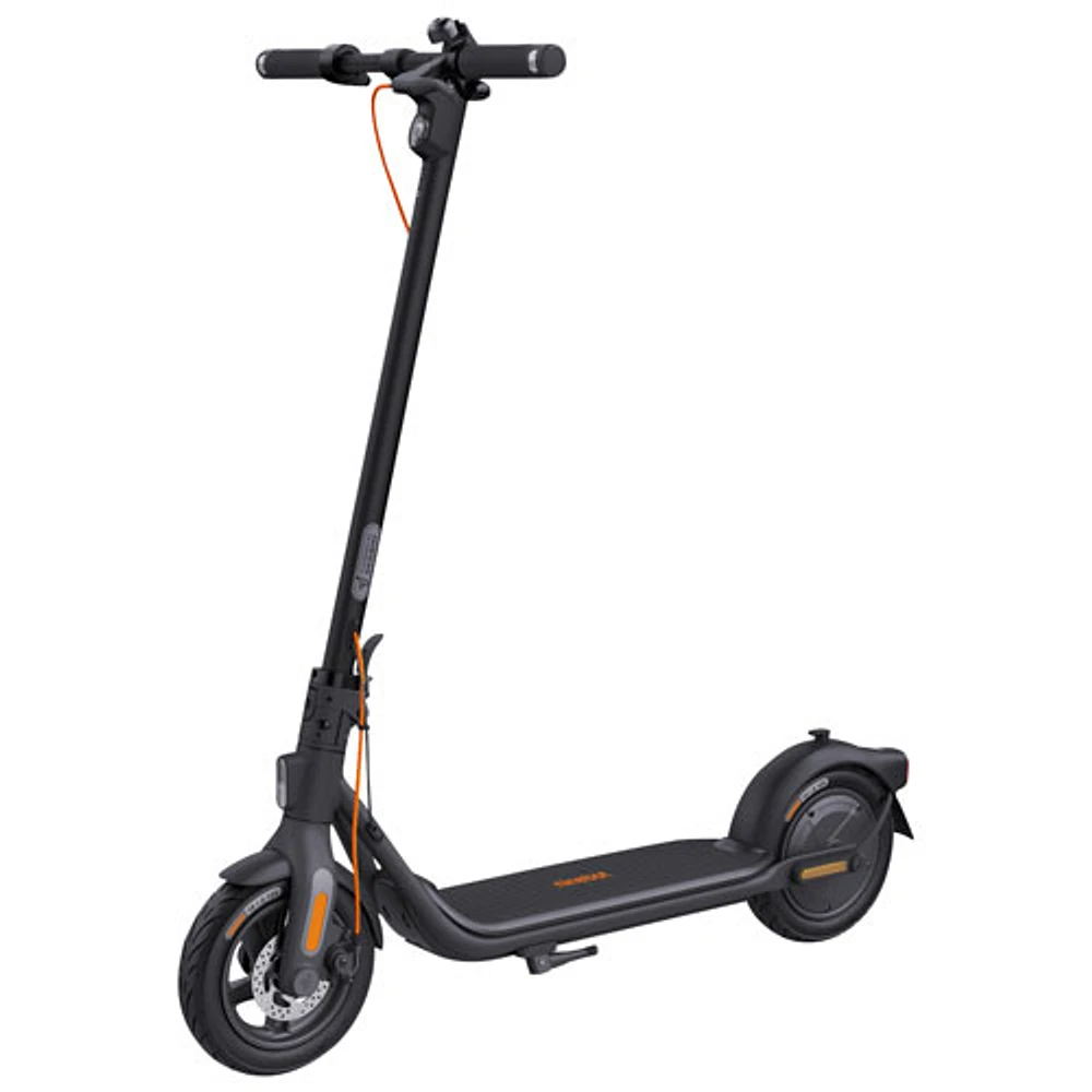 Trottinette électrique Ninebot KickScooter F2 Plus de Segway (moteur 800 W/portée 35 km/vitesse maximale 30 km/h) - Gris foncé