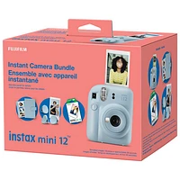 Ensemble avec appareil photo instantané Instax Mini 12 de Fujifilm - Bleu pastel - Exclusivité de Best Buy