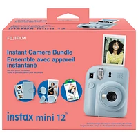 Ensemble avec appareil photo instantané Instax Mini 12 de Fujifilm - Bleu pastel - Exclusivité de Best Buy