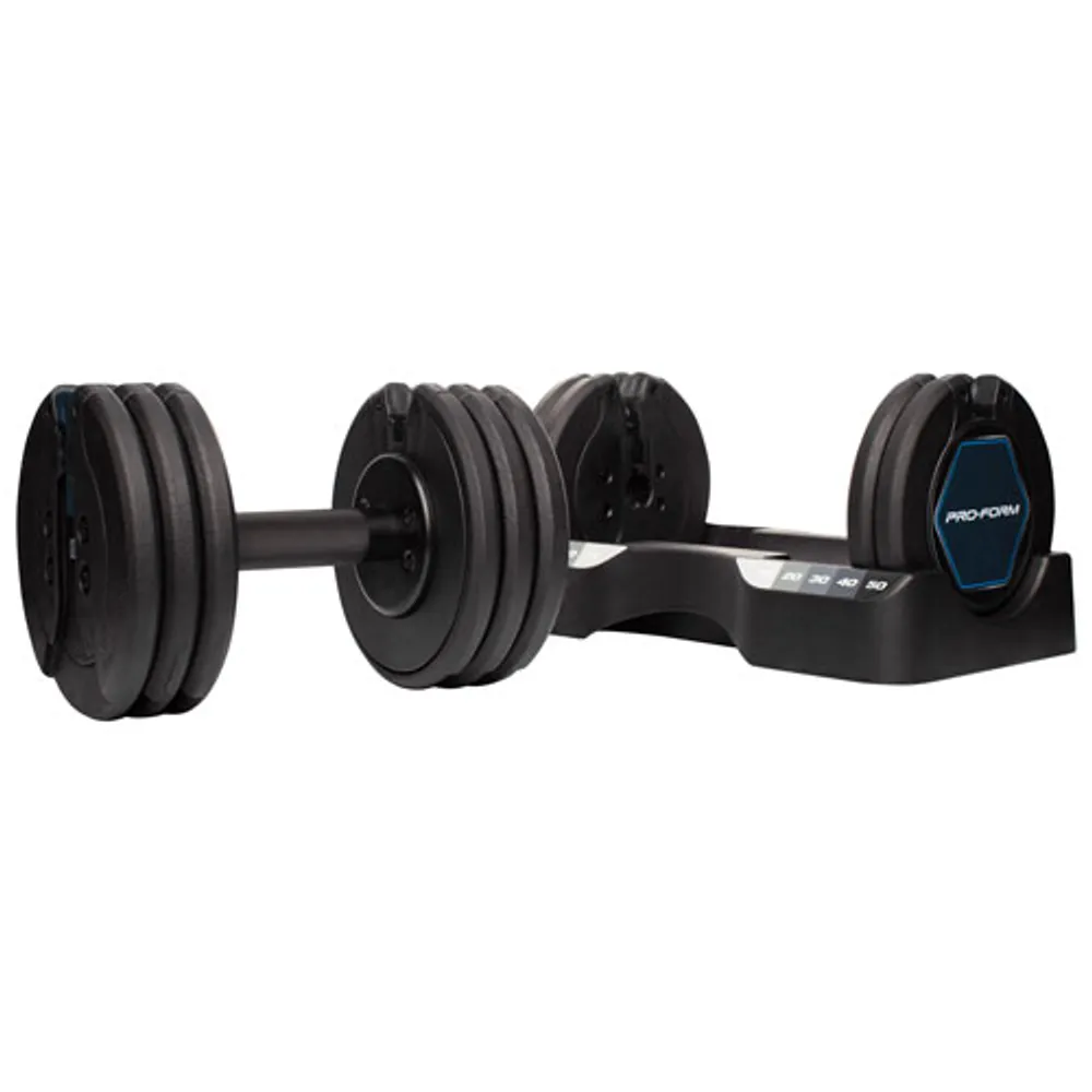 ProForm Adjustable Dumbbell Weight Set - 50 lb