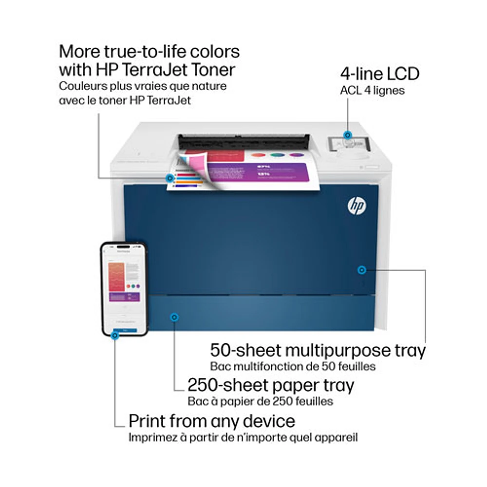 HP LaserJet Pro 4201DW Colour Wireless Laser Printer