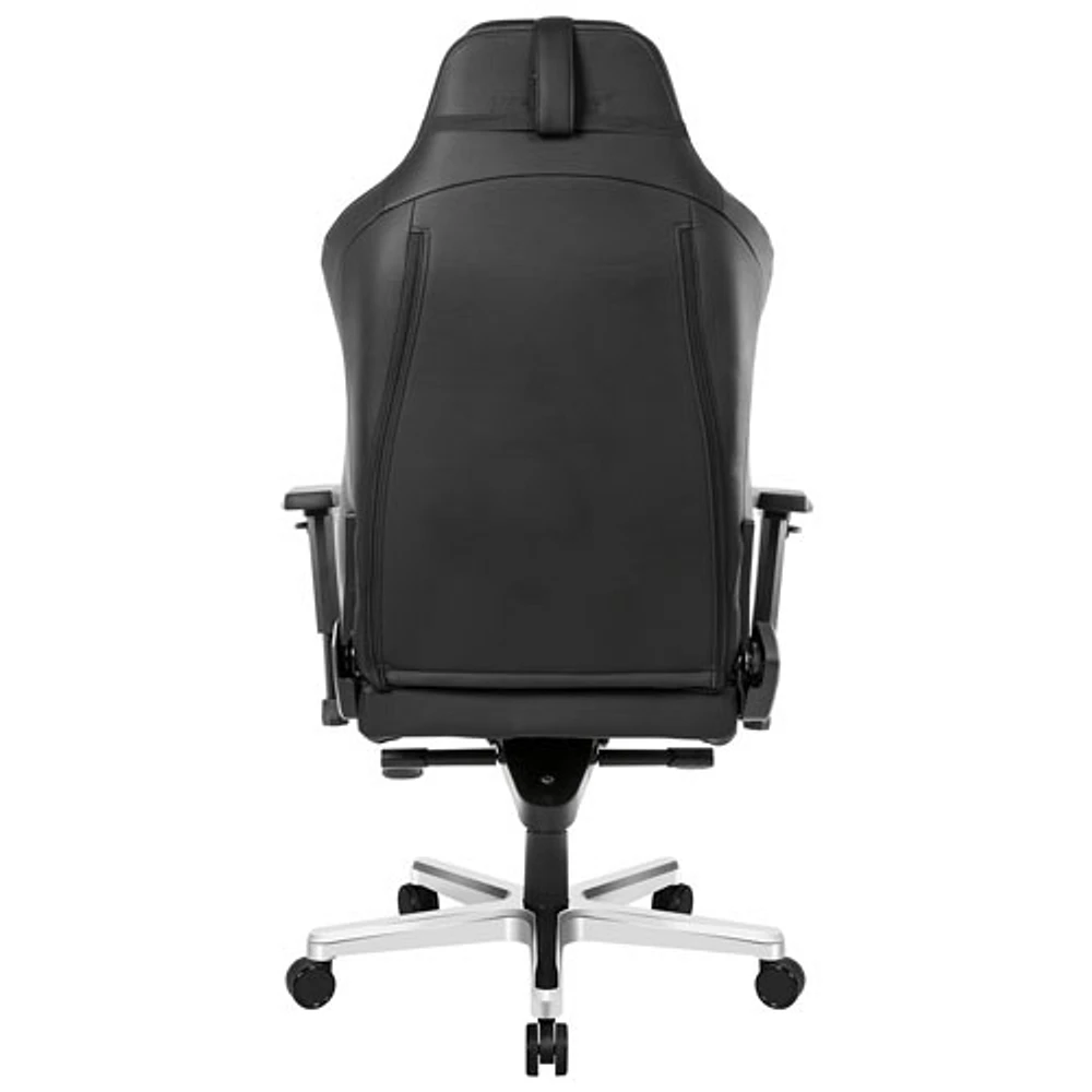 Fauteuil de bureau ergonomique en cuir véritable à dossier haut Onyx Deluxe d'AKRacing - Noir