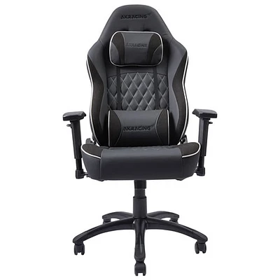 Fauteuil de bureau ergonomique en similicuir à dossier haut California Ojai d'AKRacing - Noir