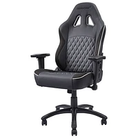 Fauteuil de bureau ergonomique en similicuir à dossier haut California Ojai d'AKRacing - Noir