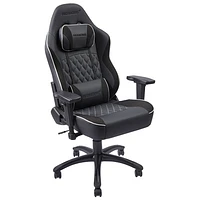 Fauteuil de bureau ergonomique en similicuir à dossier haut California Ojai d'AKRacing - Noir