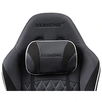 Fauteuil de bureau ergonomique en similicuir à dossier haut California Ojai d'AKRacing - Noir