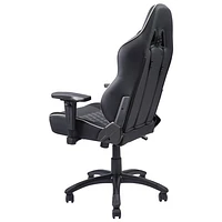 Fauteuil de bureau ergonomique en similicuir à dossier haut California Ojai d'AKRacing - Noir