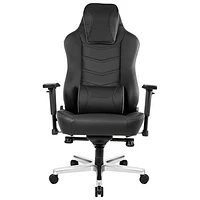 Fauteuil de bureau ergonomique en similicuir à dossier haut Onyx d'AKRacing - Noir