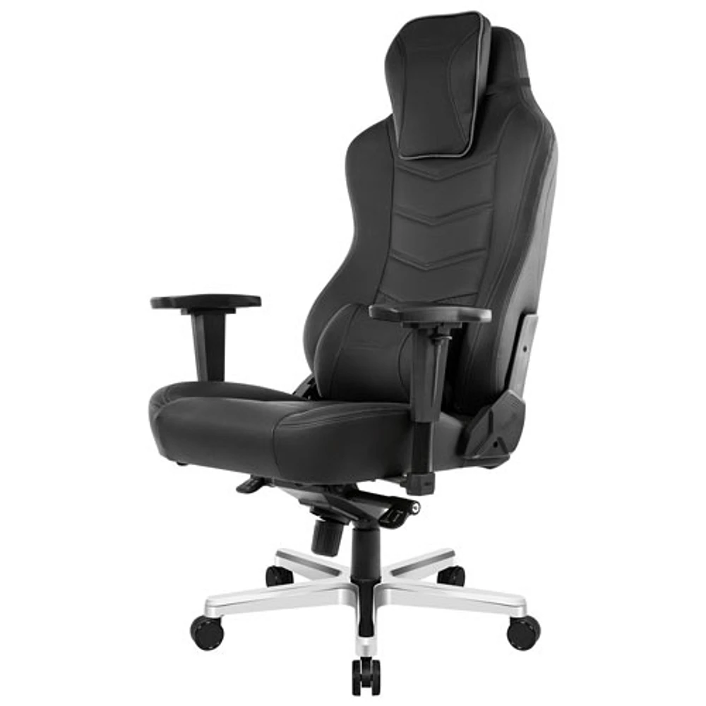 Fauteuil de bureau ergonomique en similicuir à dossier haut Onyx d'AKRacing - Noir