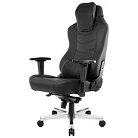 Fauteuil de bureau ergonomique en similicuir à dossier haut Onyx d'AKRacing - Noir