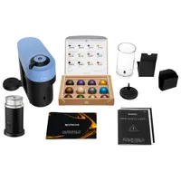 Nespresso Vertuo Pop+ Coffee & Espresso Machine Bundle by De'Longhi - Pacific Blue