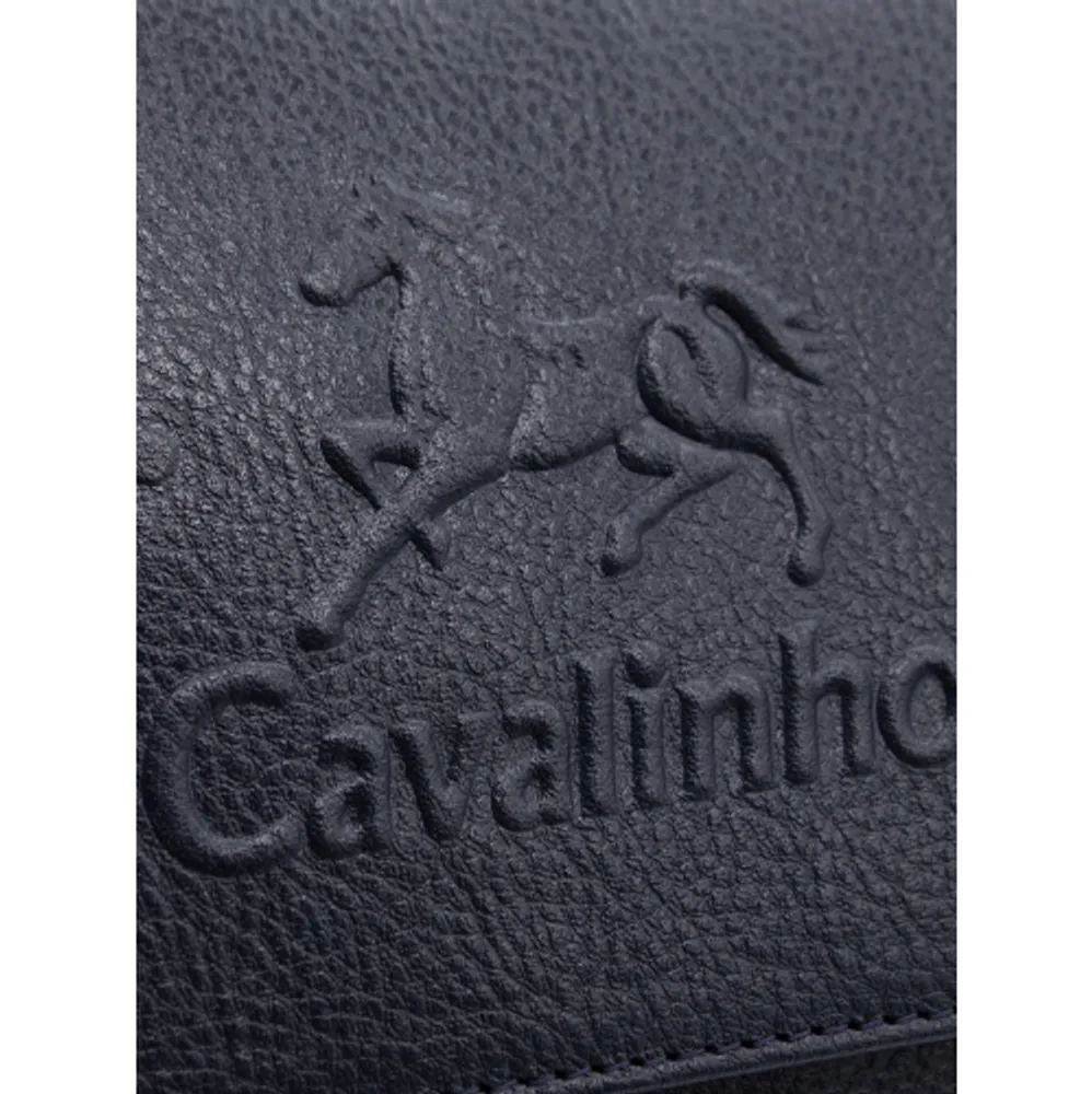 Cavalinho The Sailor Leather Traveler Crossbody Bag - Navy