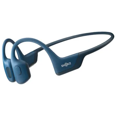 Shokz OpenRun Pro Bone Conduction Open-Ear Bluetooth Headphones - Steel Blue