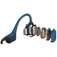 Shokz OpenRun Pro Bone Conduction Open-Ear Bluetooth Headphones - Steel Blue