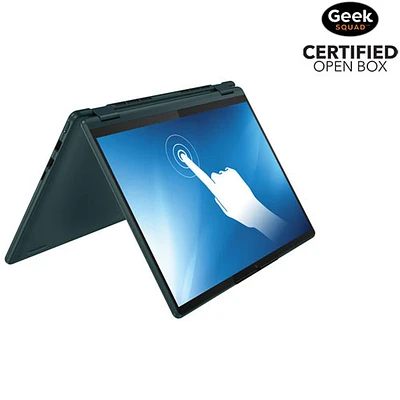 Boîte ouverte- Portable 2-en-1 à écran tactile de 13,3 po Yoga 6 de Lenovo - Sarcelle foncé (Ryzen 5 7530U d'AMD/SSD 512 Go/RAM 16 Go)