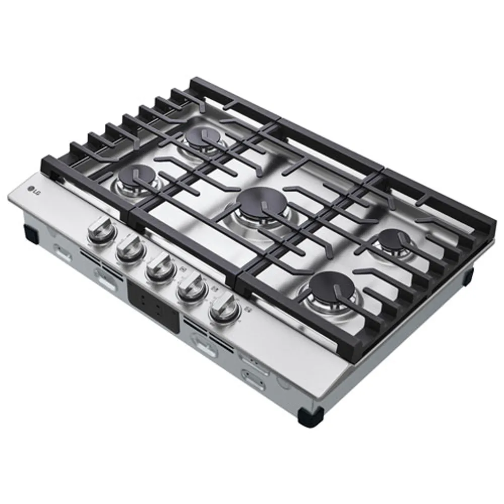 LG 30" 5-Burner Gas Cooktop (CBGJ3023S) - Stainless Steel