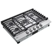 LG 30" 5-Burner Gas Cooktop (CBGJ3023S) - Stainless Steel