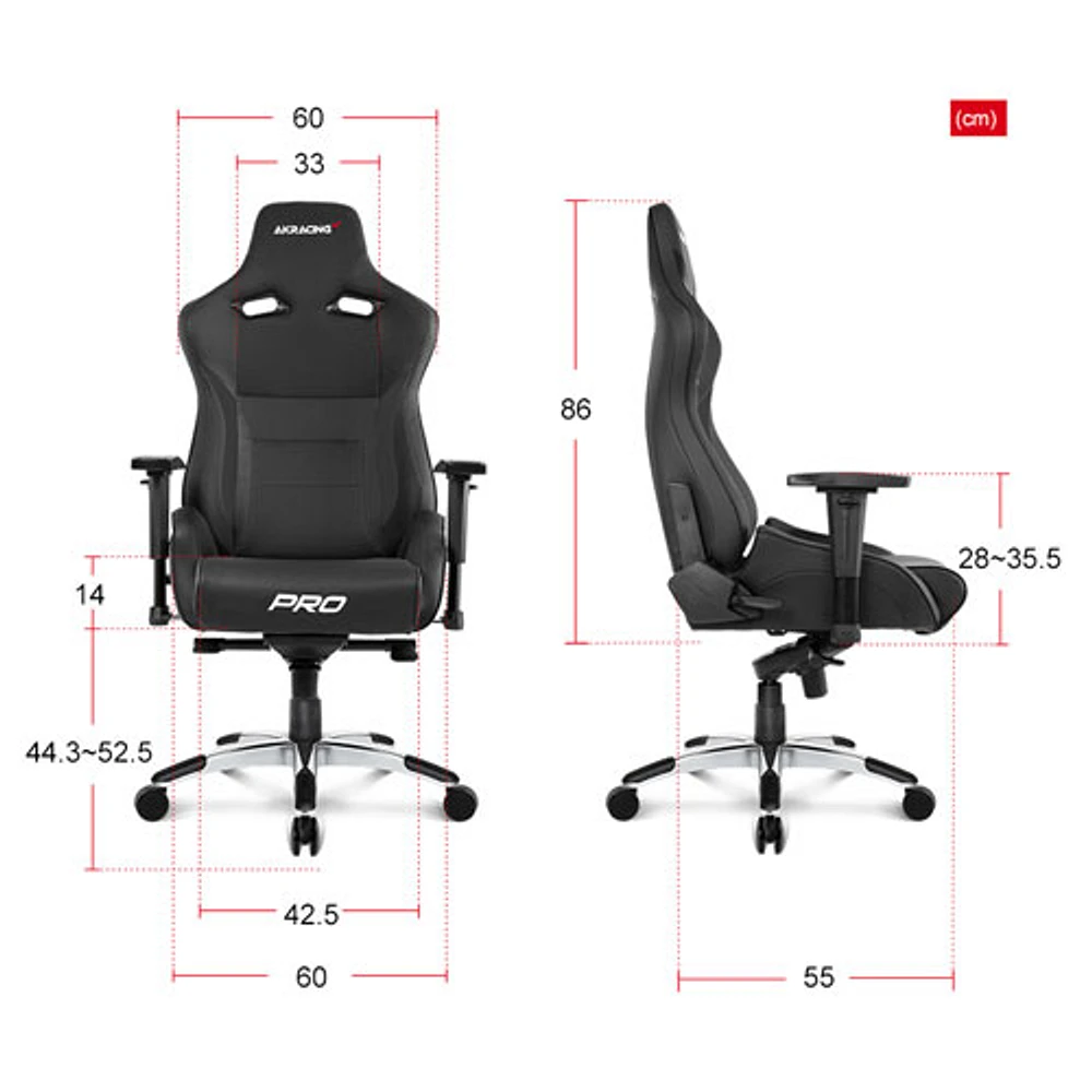 AKRacing Masters Pro Ergonomic Faux Leather Gaming Chair