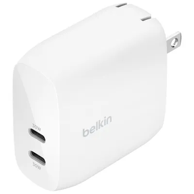 Belkin 60W 2-Port PD USB-C Wall Charger